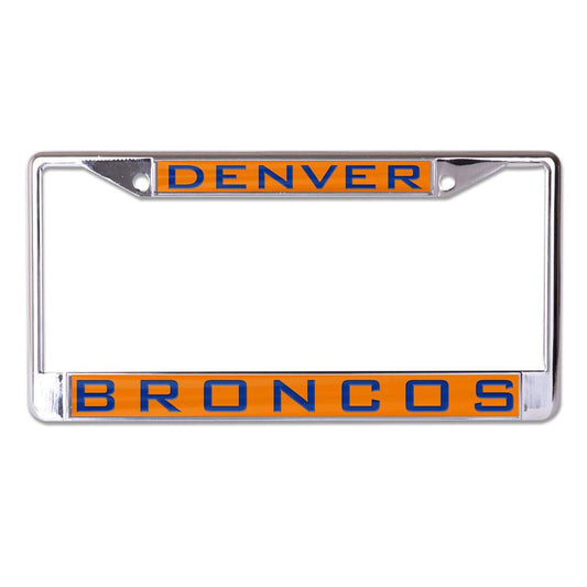 Denver Broncos License Plate Frame Inlaid Special Order - ToylandEU