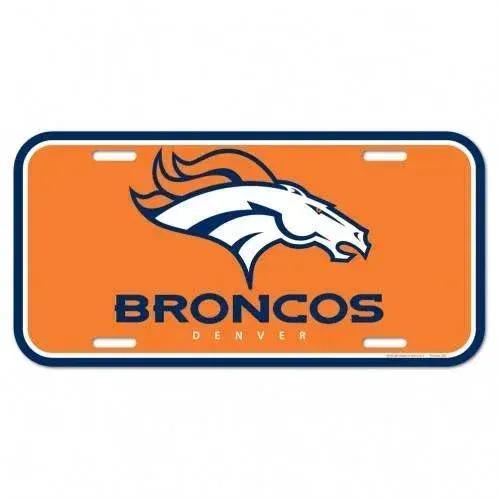  Denver Broncos License Plate Plastic -  ToylandEU™