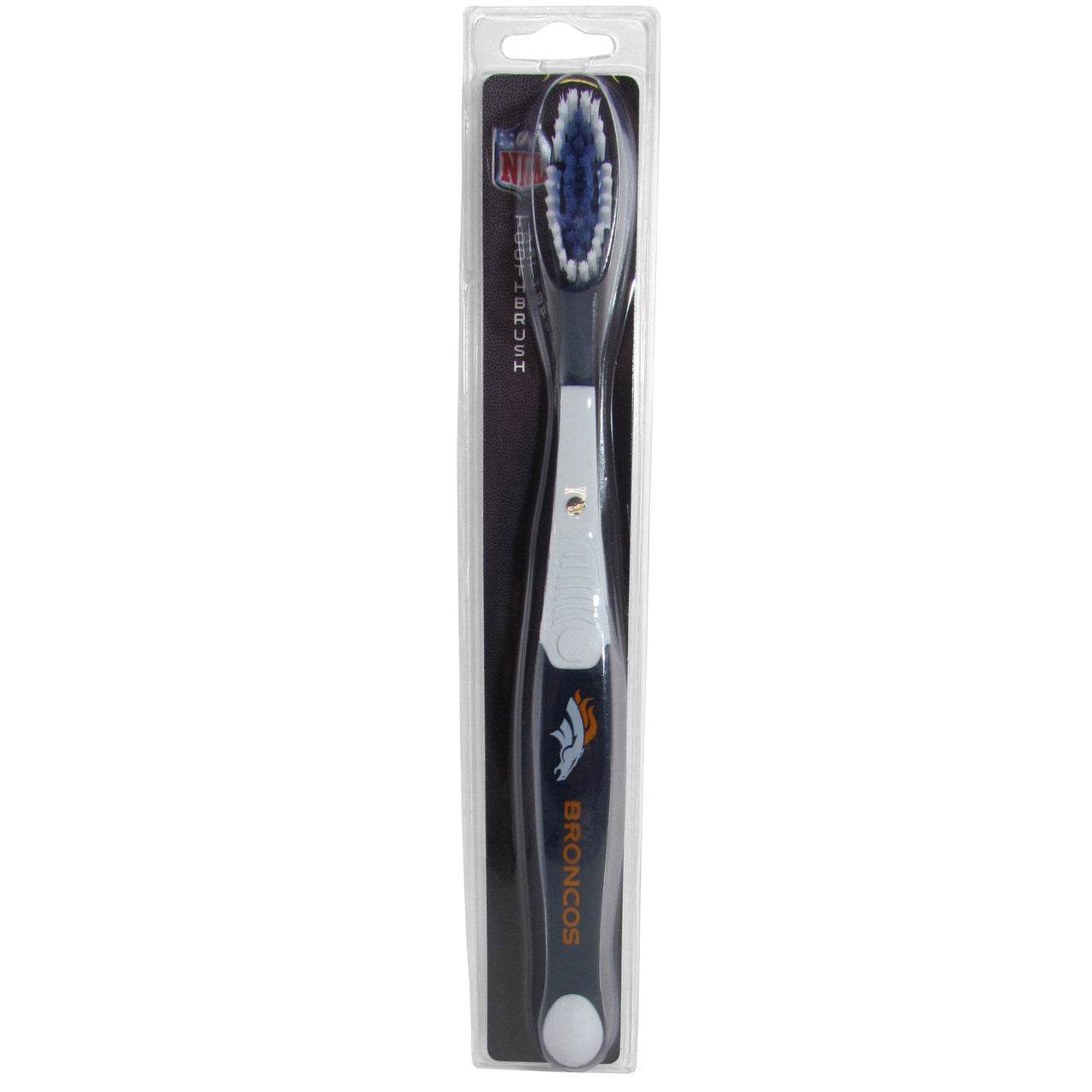 Denver Broncos MVP Toothbrush Team Colors Soft Bristles - ToylandEU