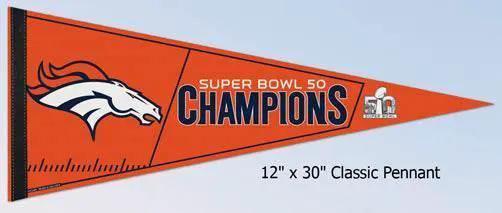  Denver Broncos Pennant 12x30 Super Bowl 50 Champion Logo -  ToylandEU™