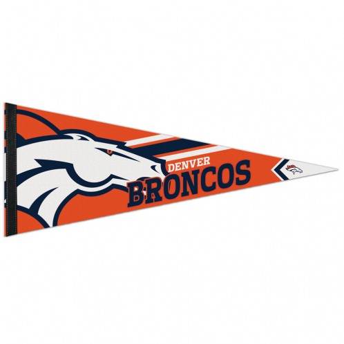 Denver Broncos Premium Pennant 12x30 Inches Wincraft - ToylandEU