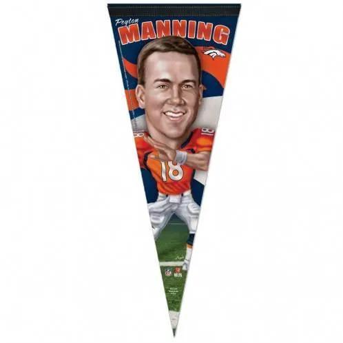  Denver Broncos Premium Pennant Peyton Manning Caricature -  ToylandEU™