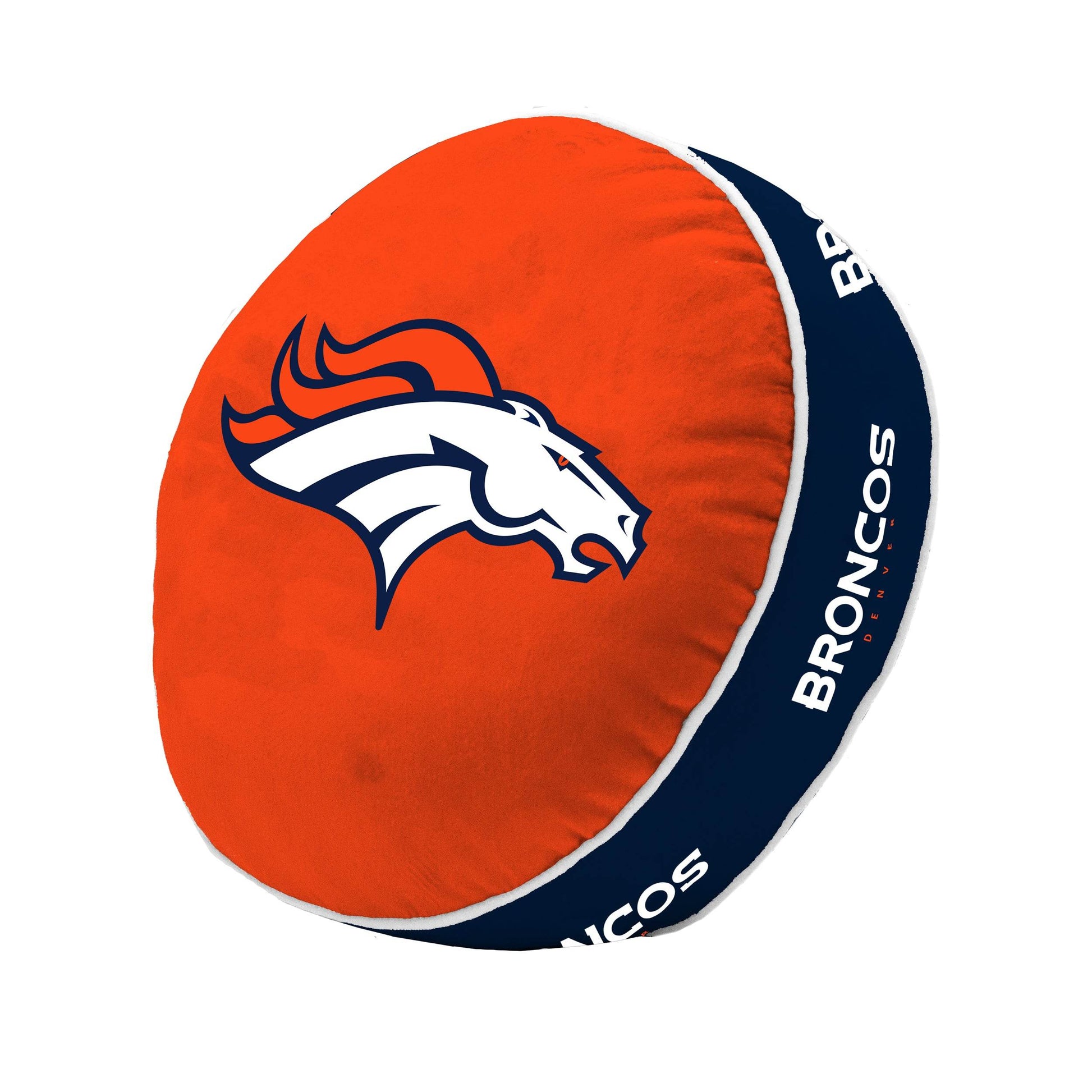 Denver Broncos Puff Pillow Officially Licensed Plush Decor - ToylandEU