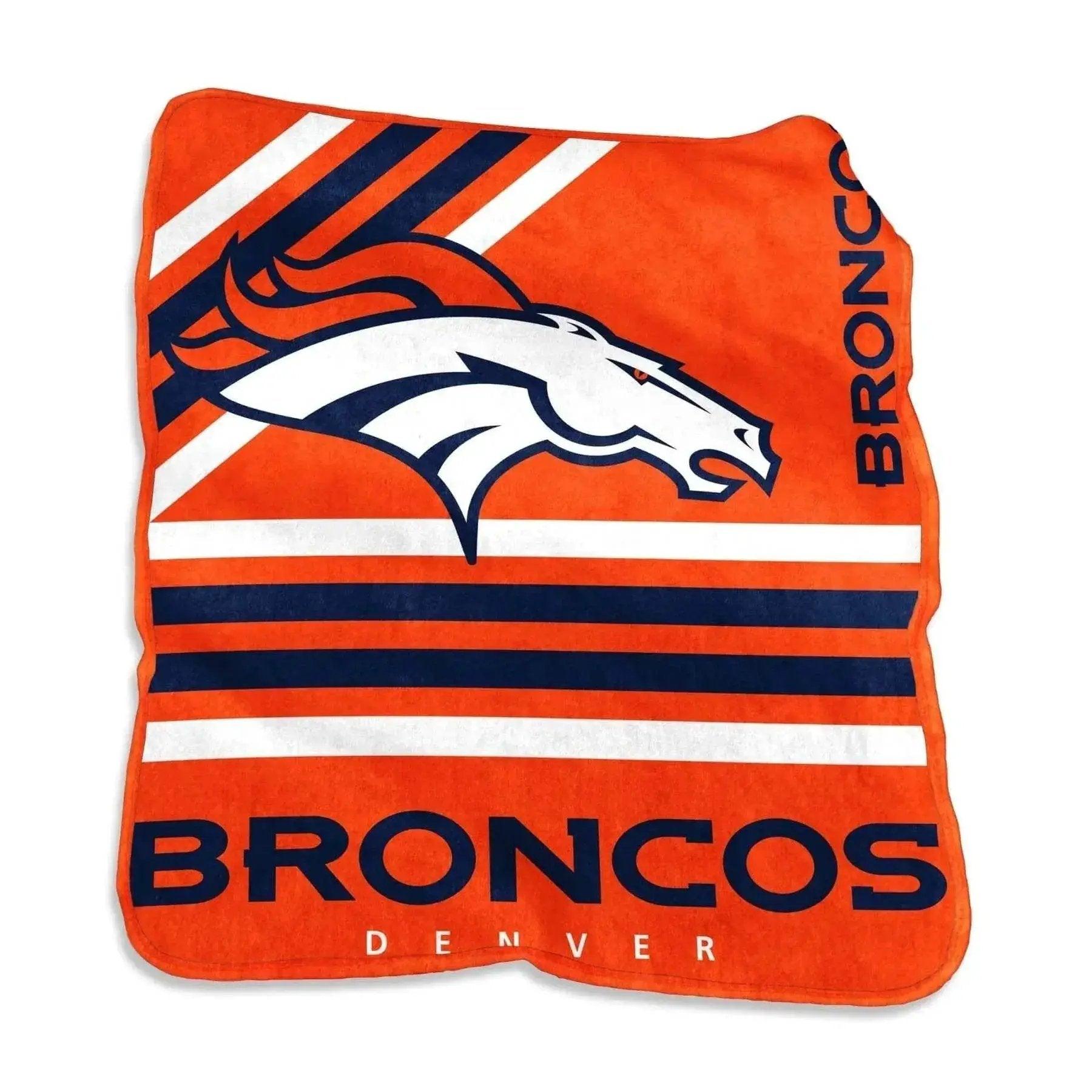  Denver Broncos Raschel Throw Blanket 50x60 Plush Cozy -  ToylandEU™