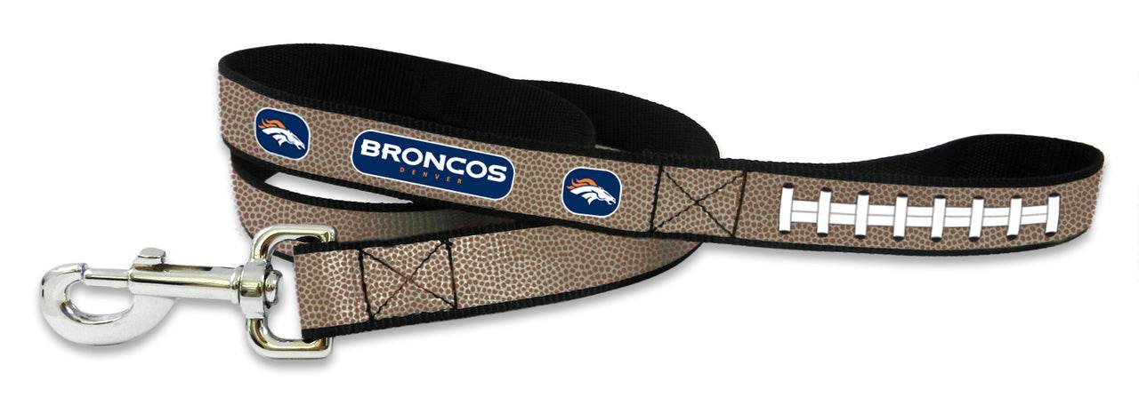 Denver Broncos Reflective Football Pet Leash Large Gamewear - ToylandEU