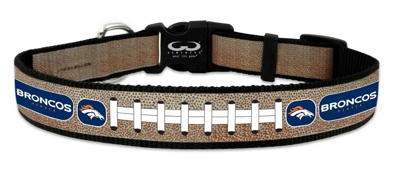 Denver Broncos Reflective Pet Collar Football Size Large -  ToylandEU™