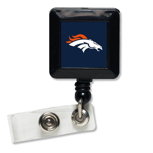 Denver Broncos Retractable Badge Holder Square Clip - ToylandEU