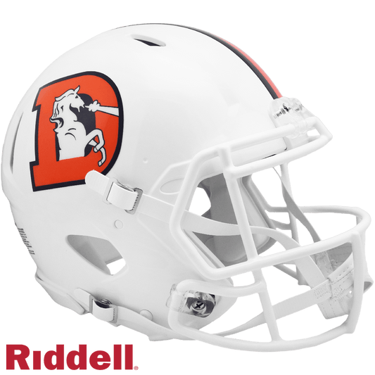 Denver Broncos Riddell Authentic Speed Helmet Snowcapped - ToylandEU