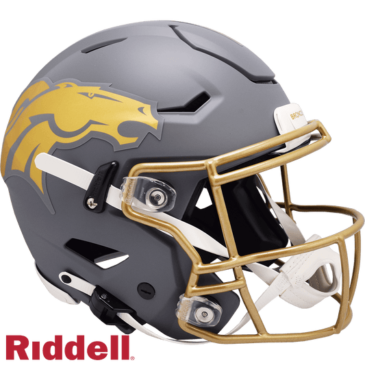Denver Broncos Riddell Full Size SpeedFlex Slate Helmet - ToylandEU