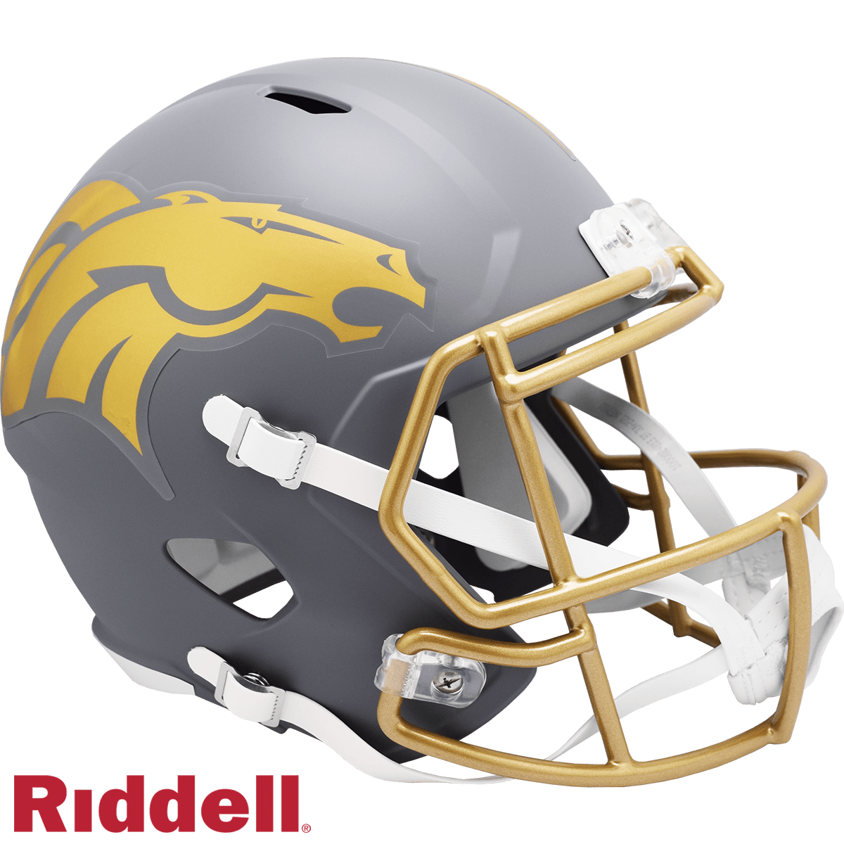Denver Broncos Riddell Replica Full Size Helmet Slate - ToylandEU