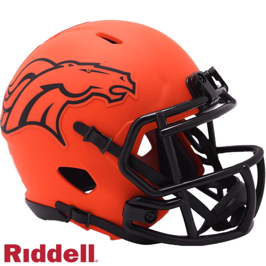 Denver Broncos Riddell Replica Mini Speed Style Rave Helmet - ToylandEU