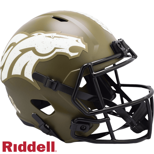 Denver Broncos Salute To Service Riddell Replica Helmet - ToylandEU