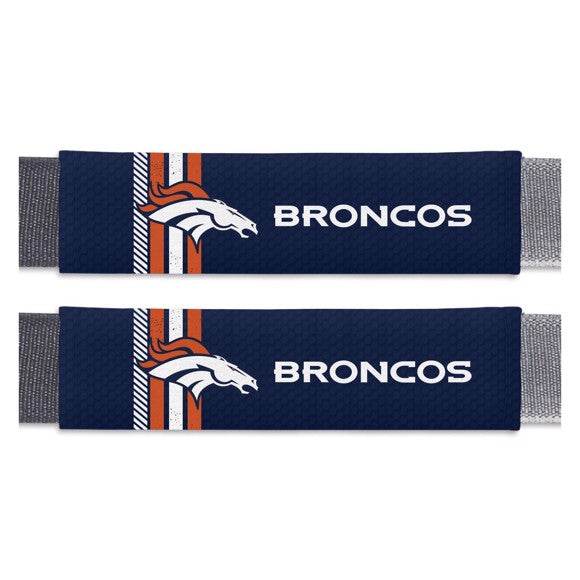 Denver Broncos Seat Belt Pad Set Team Color Two Piece - ToylandEU