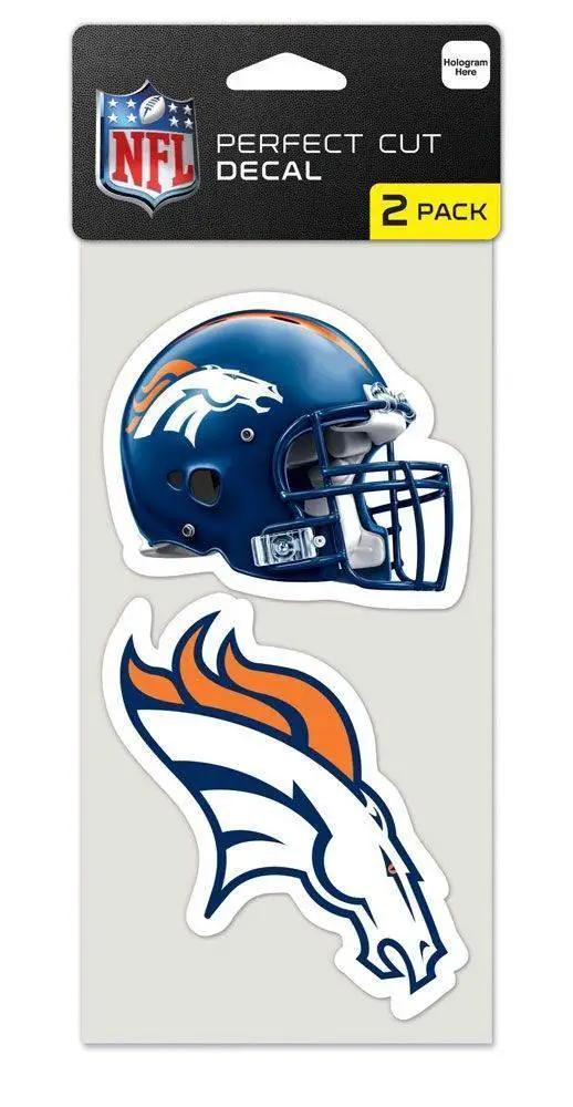  Denver Broncos Set of 2 Die Cut Decals -  ToylandEU™