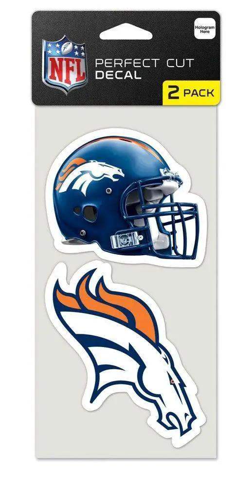 Denver Broncos Set of 2 Die Cut Decals - ToylandEU