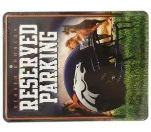 Denver Broncos Sign Metal Parking - ToylandEU