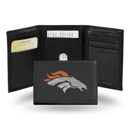  Denver Broncos Wallet Trifold Leather Embroidered -  ToylandEU™