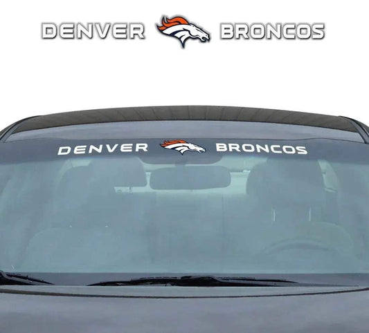  Denver Broncos Windshield Decal 35x4 Universal Fit Durable -  ToylandEU™