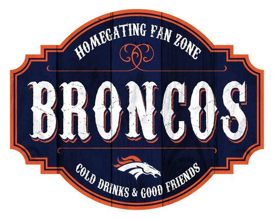  Denver Broncos Wood Sign 12 Inch Homegating Tavern Decor -  ToylandEU™