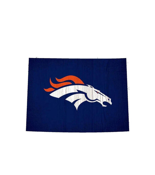 Denver Broncos Wood Sign 12 Inch Team Color State Shape -  ToylandEU™