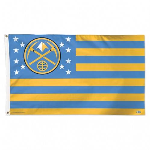 Denver Nuggets Flag 3x5 Deluxe Stars and Stripes Style - ToylandEU