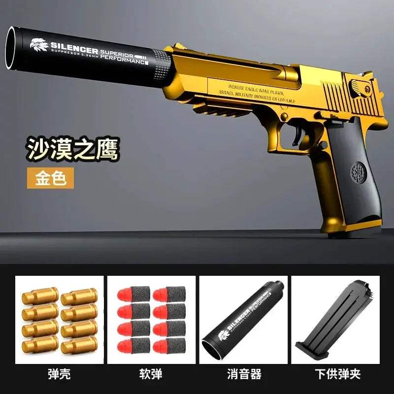  Desert Eagle Toy Gun Airsoft Pistol Safe Foam Bullets -  ToylandEU™