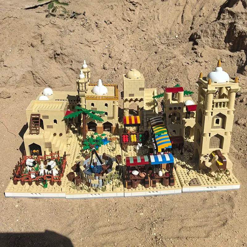 Desert Town Building Blocks MOC Set High Detail for Adults - ToylandEU