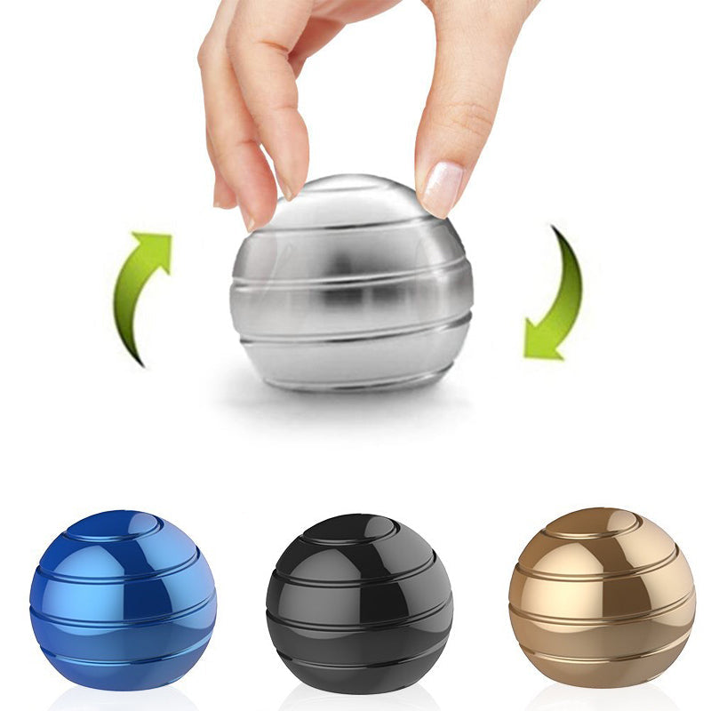 Rotating Spherical Gyroscope Desk Toy for Adults and Kids for Stress Relief at Office - ToylandEU