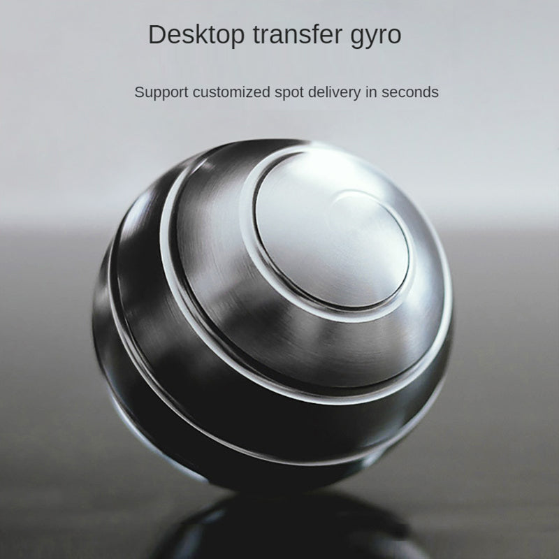 Rotating Spherical Gyroscope Desk Toy for Adults and Kids for Stress Relief at Office ToylandEU.com Toyland EU