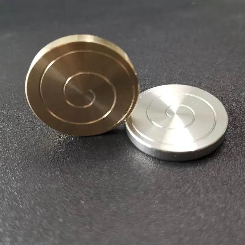  Desktop Coin Fingertip Gyro Transfer Good Luck Gyro Interest Pocket Toy Stainless Steel Gyro Adult Fingertip Toy For Children -  ToylandEU™