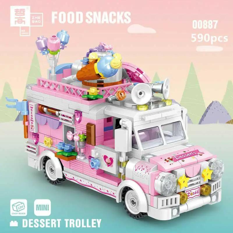  Dessert Trolley Building Block Set Premium Food Truck -  ToylandEU™