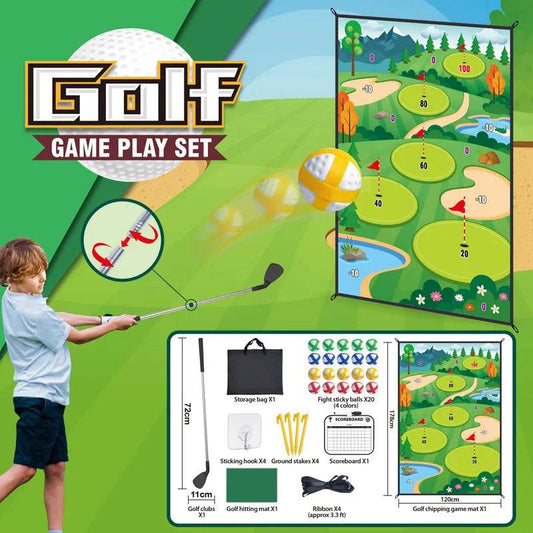Detachable Steel Golf Set for Kids with Fun Scoreboard and Accessories - ToylandEU