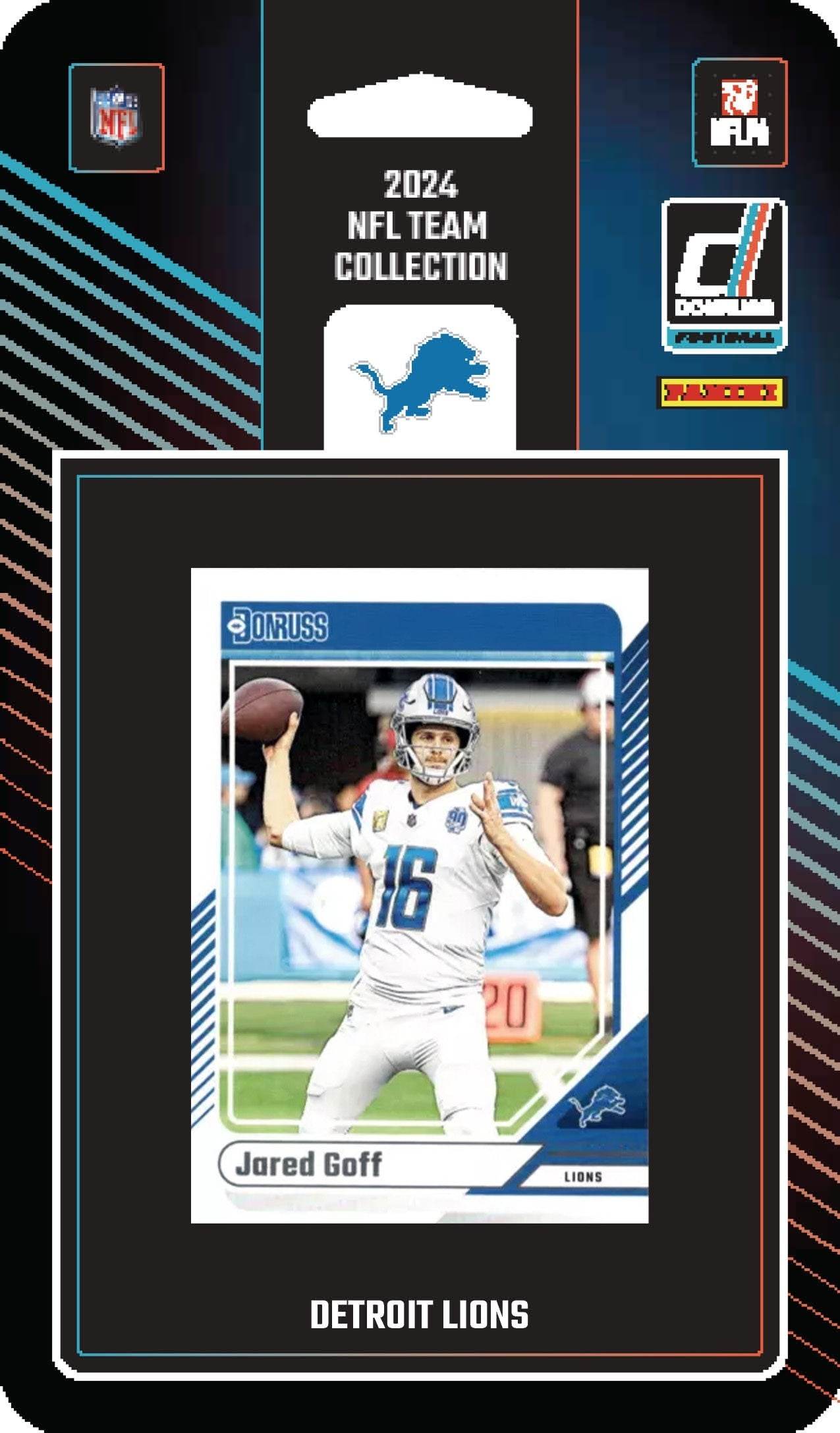 Detroit Lions 2024 Team Set Donruss Card Collection - ToylandEU