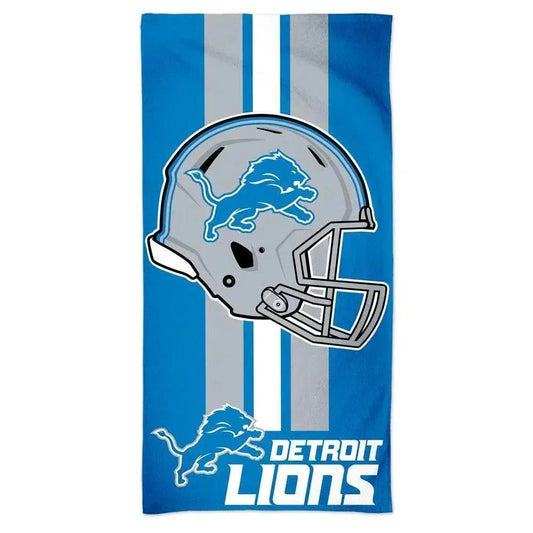  Detroit Lions Beach Towel 30x60 Velour Front Cotton -  ToylandEU™