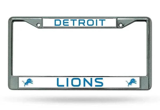  Detroit Lions Chrome License Plate Frame Durable Gift -  ToylandEU™