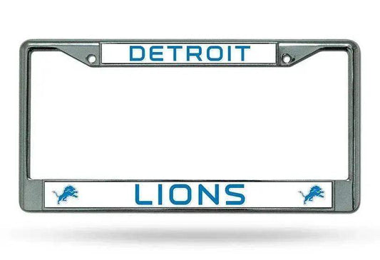  Detroit Lions Chrome License Plate Frame Durable Gift -  ToylandEU™