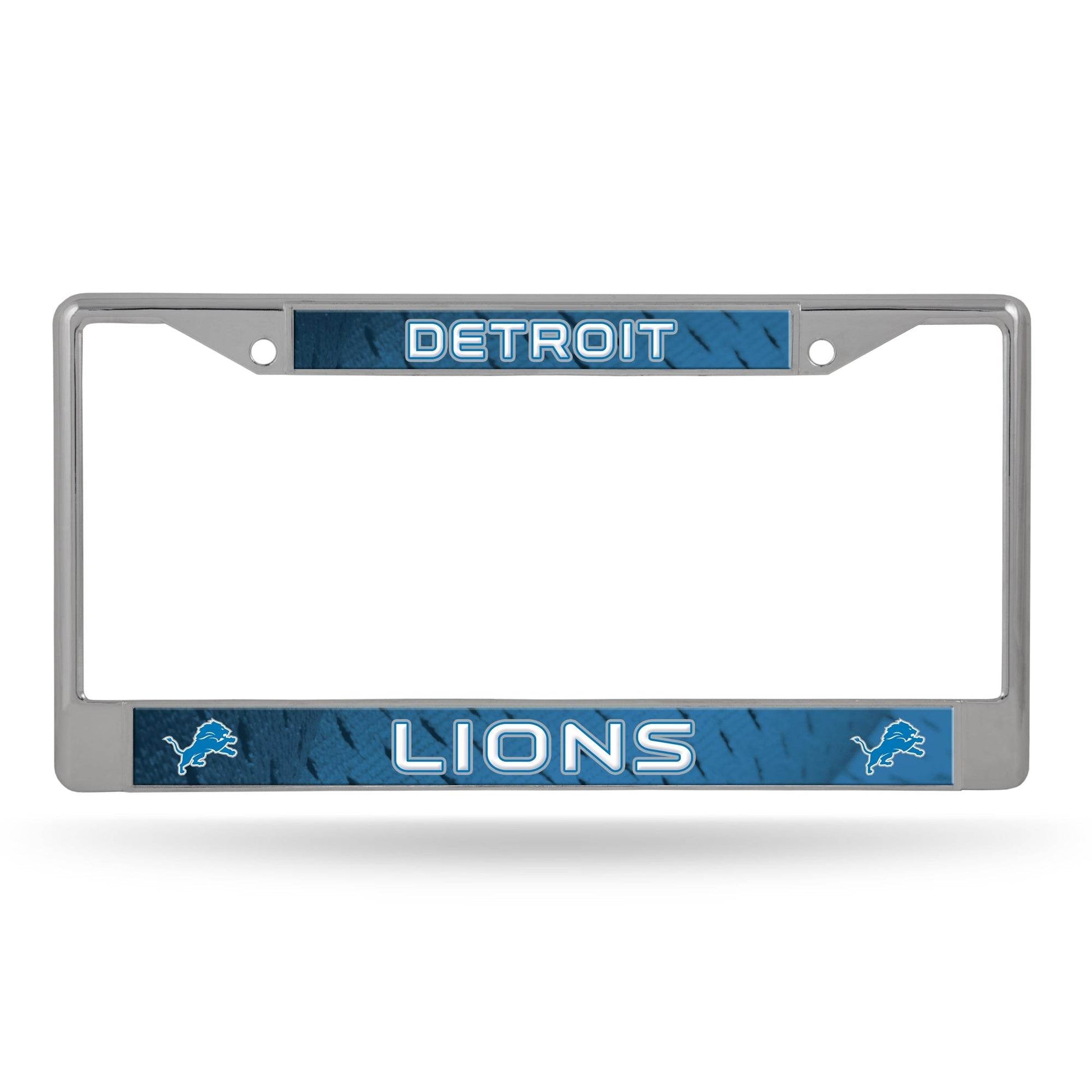 Detroit Lions Chrome License Plate Frame Printed Insert - ToylandEU