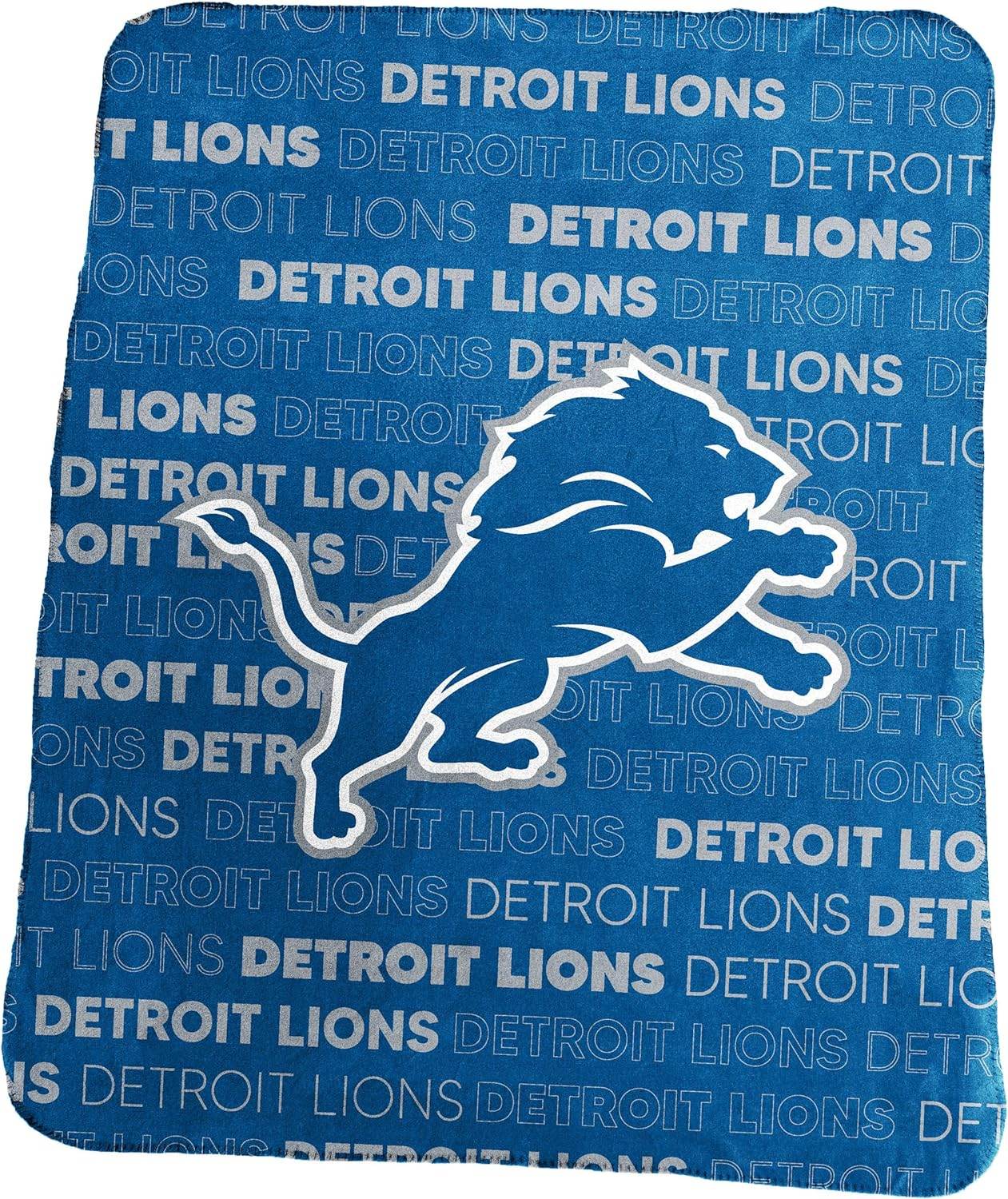 Detroit Lions Cozy Fleece Blanket 50x60 Classic Throw - ToylandEU