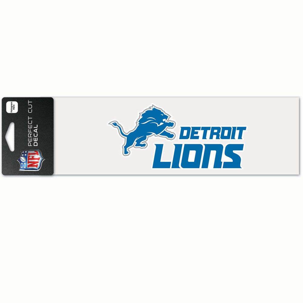 Detroit Lions Decal 3x10 Perfect Cut Wordmark Color - ToylandEU