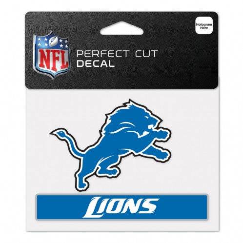 Detroit Lions Decal 4.5x5.75 Outdoor Vinyl With Transfer - ToylandEU