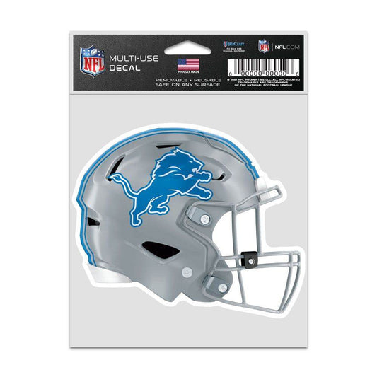 Detroit Lions Decal Helmet 3.75x5 Inches By Wincraft - ToylandEU