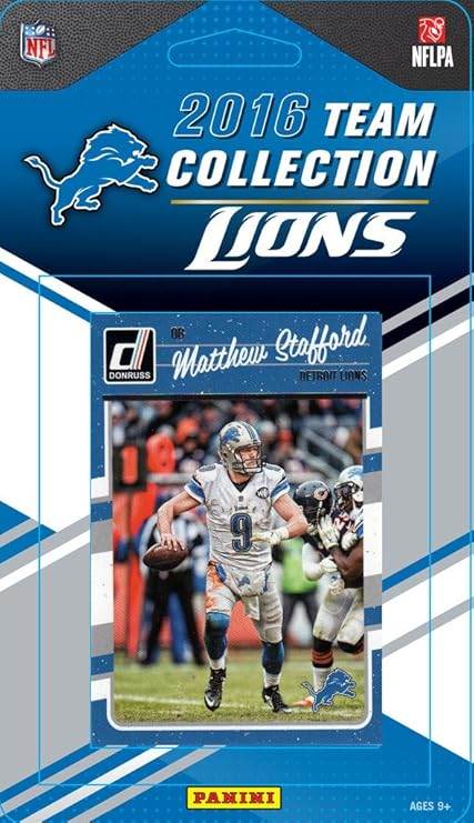 Detroit Lions Donruss NFL Team Set 2016 Card Collection - ToylandEU