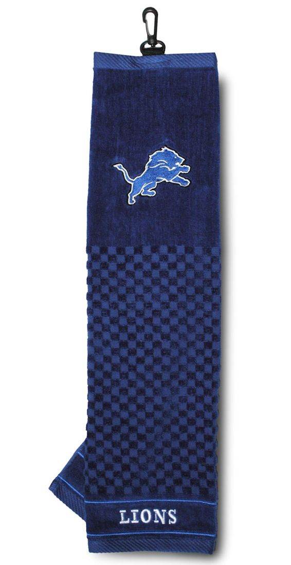 Detroit Lions Embroidered Golf Towel 16x22 With Hook - ToylandEU