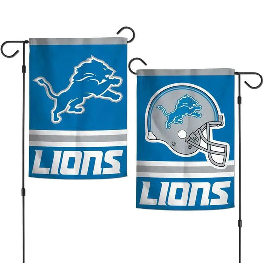  Detroit Lions Flag 12x18 Garden Style 2 Sided -  ToylandEU™