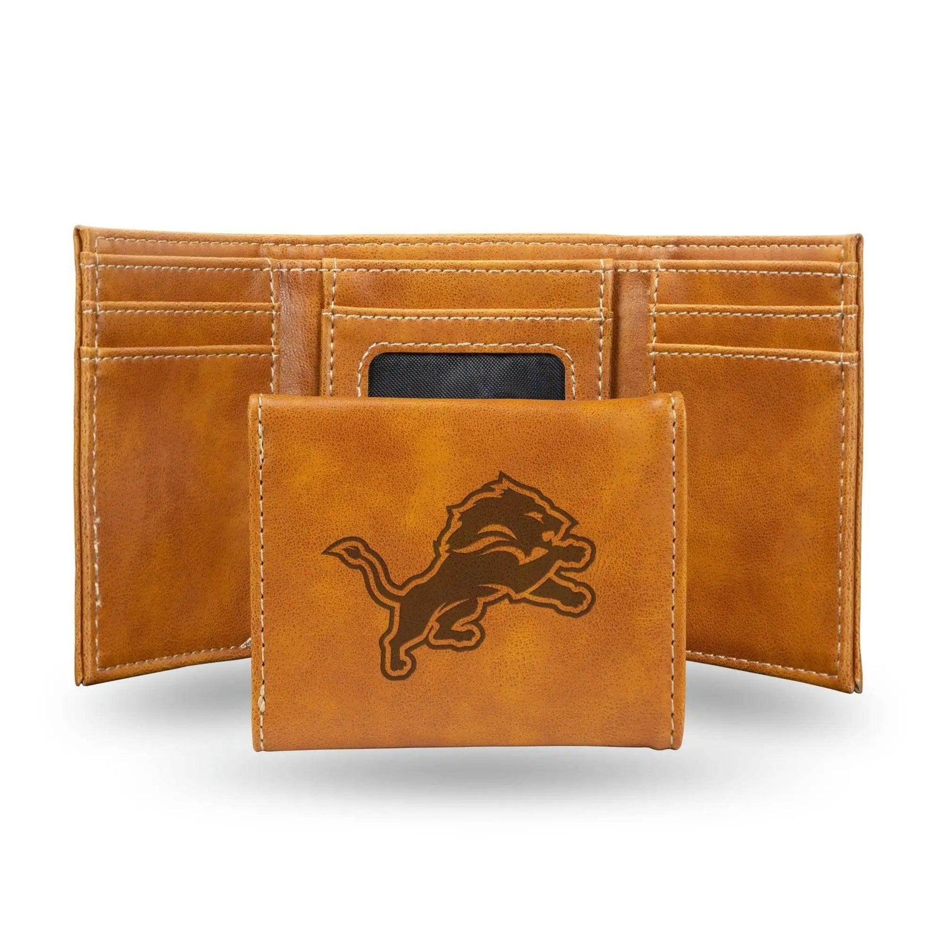  Detroit Lions Leather Wallet Trifold Laser Engraved Gift -  ToylandEU™