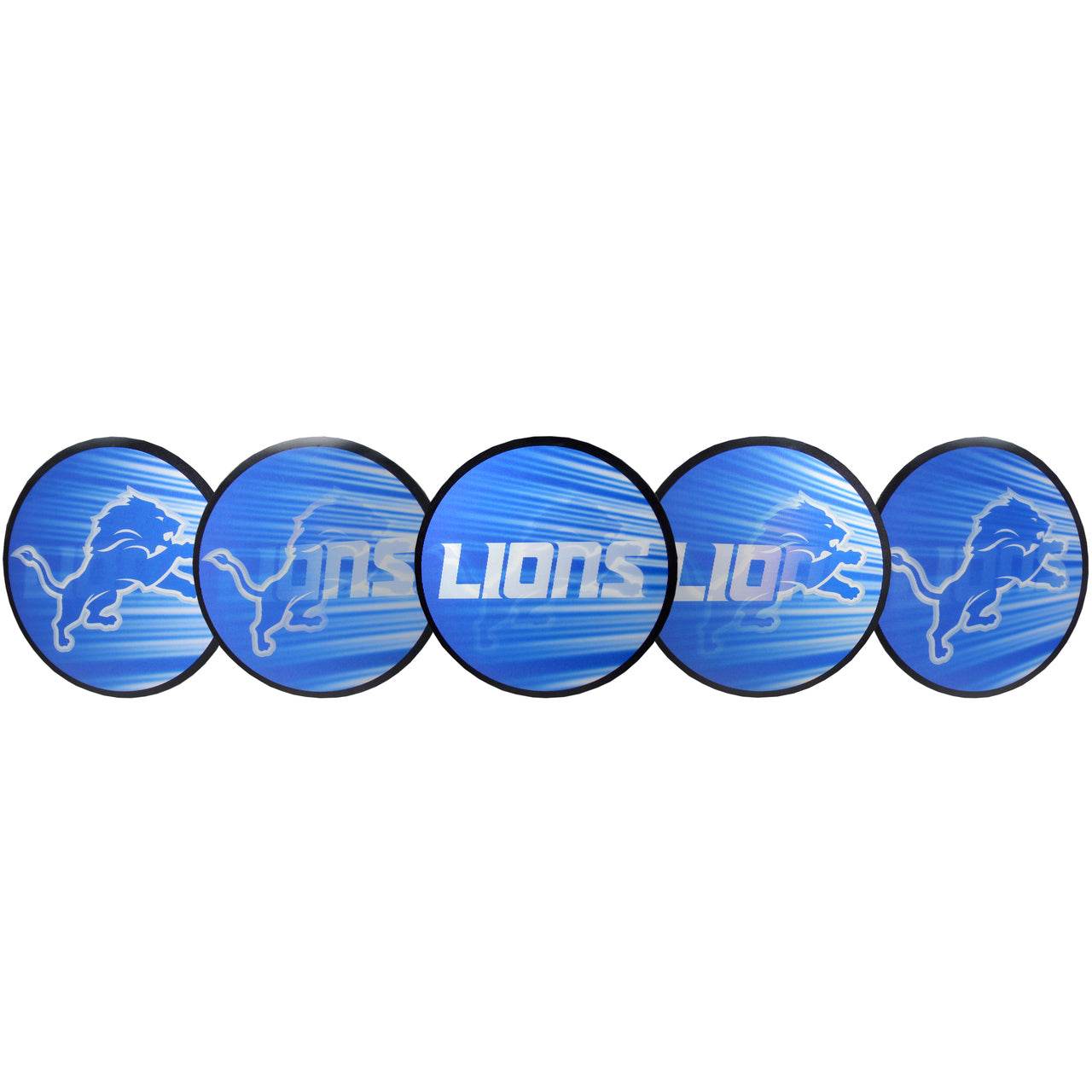 Detroit Lions Lenticular Decal With Logo And Wordmark - ToylandEU