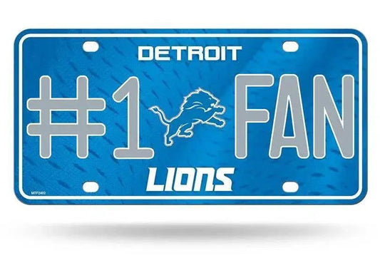 Detroit Lions License Plate Fan Aluminum 6x12 Official -  ToylandEU™