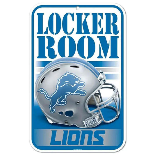  Detroit Lions Locker Room Sign 11x17 Plastic Wall Decor -  ToylandEU™