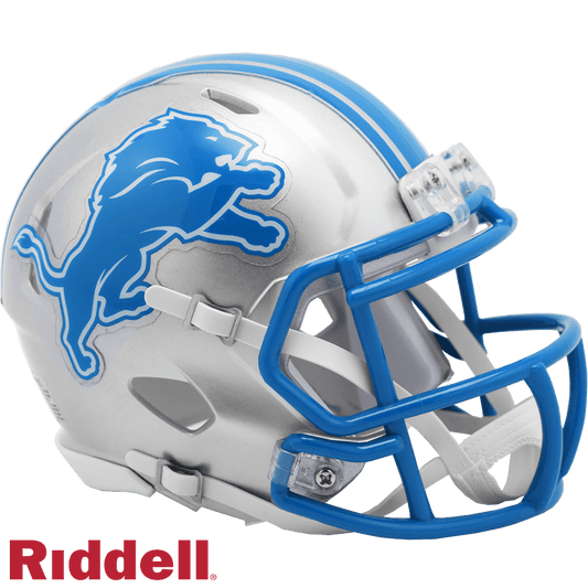 Detroit Lions Mini Speed Helmet Riddell Replica 2024 - ToylandEU