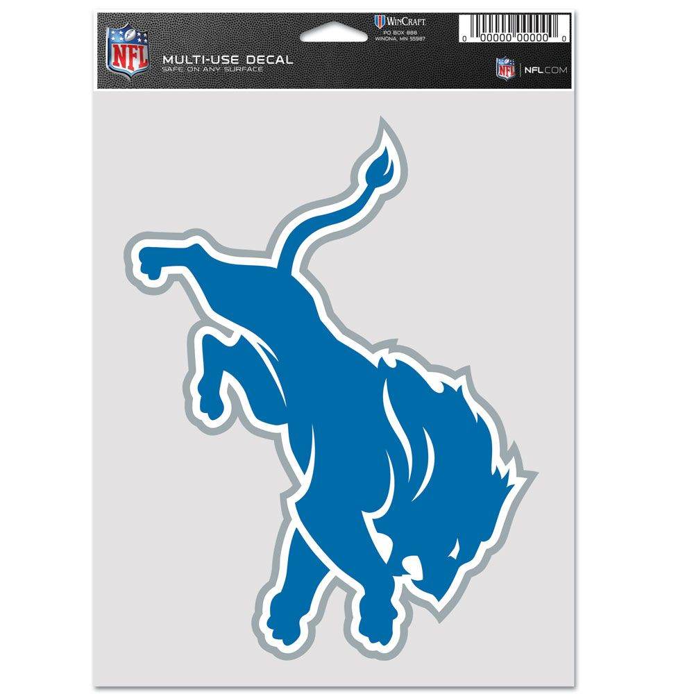 Detroit Lions Multi Use Fan Decal Single American Made - ToylandEU